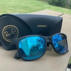 Used Ray-Ban Polarized Chromance Sunglasses with case